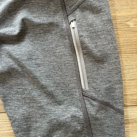 Athleta Rainier Heathered Tight Leggings Heather Grey Womens Large - Picture 5 of 11